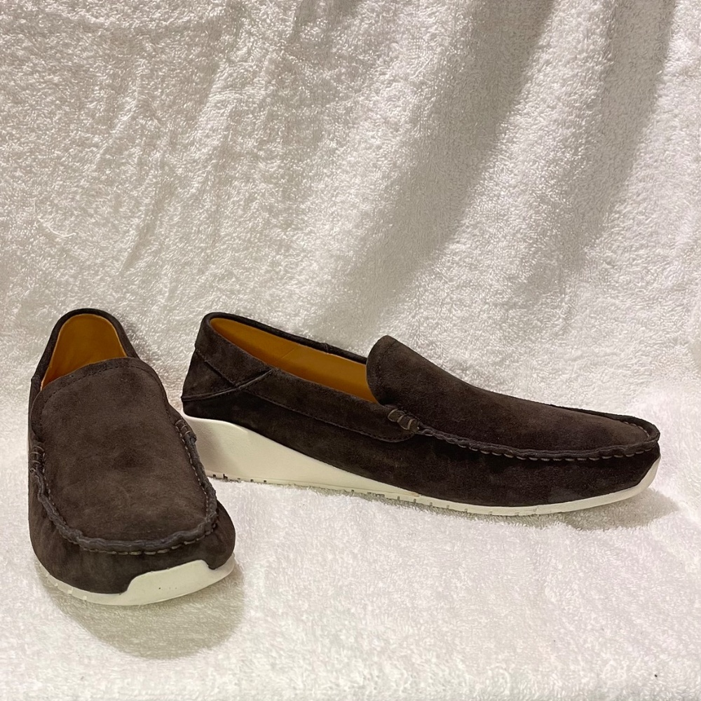 OluKai Ka’a Loafer Driving Moc Brown Suede 12